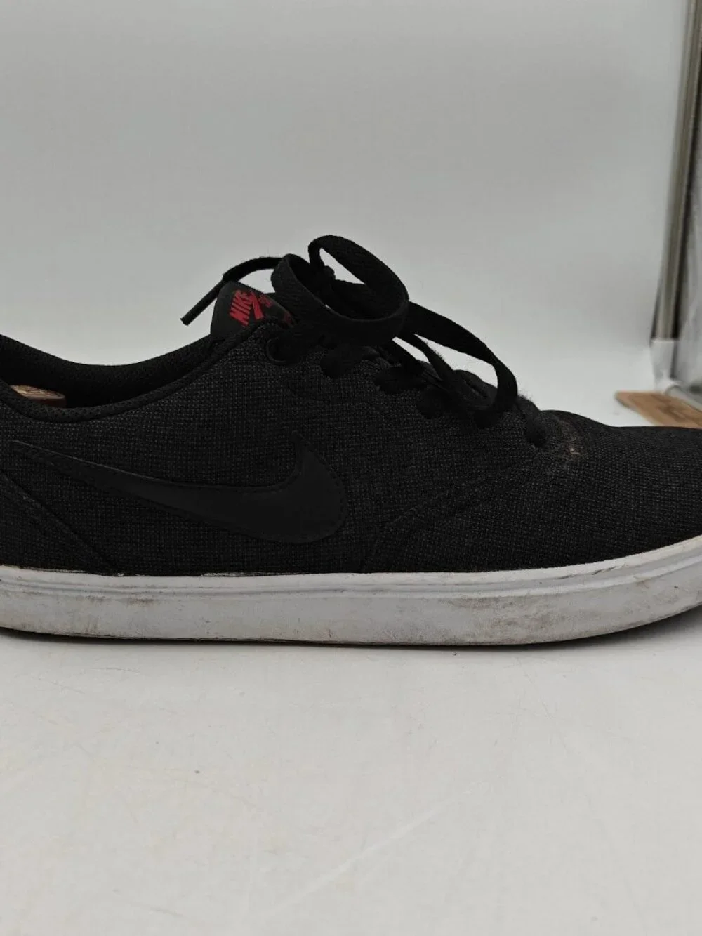 Nike SB Check Solar Canvas Black White Men’s 10.5 843896-007 Skate Shoes